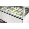 glass door freezer commercial display showcase